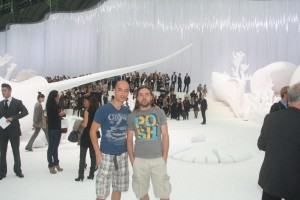 Me and my love at Chanel underwater fashionshow